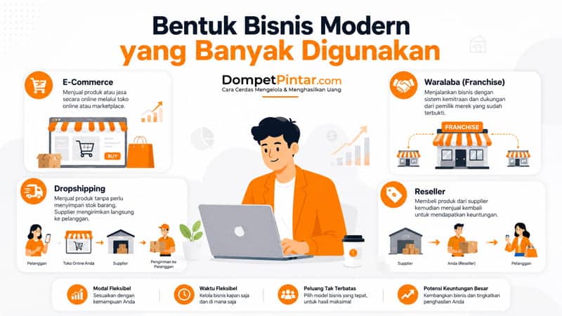 Bentuk Bisnis Modern yang Banyak Digunakan