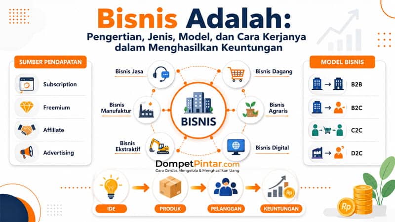 Bisnis Adalah: Pengertian, Jenis, Model, dan Cara Kerjanya dalam Menghasilkan Keuntungan