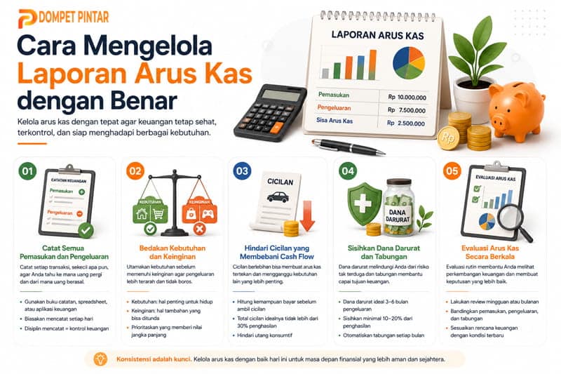 Cara Mengelola Laporan Arus Kas dengan Benar