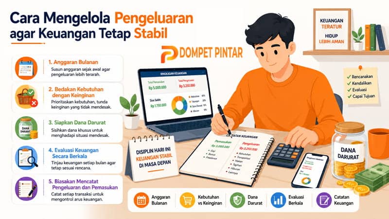 Cara Mengelola Pengeluaran agar Keuangan Tetap Stabil