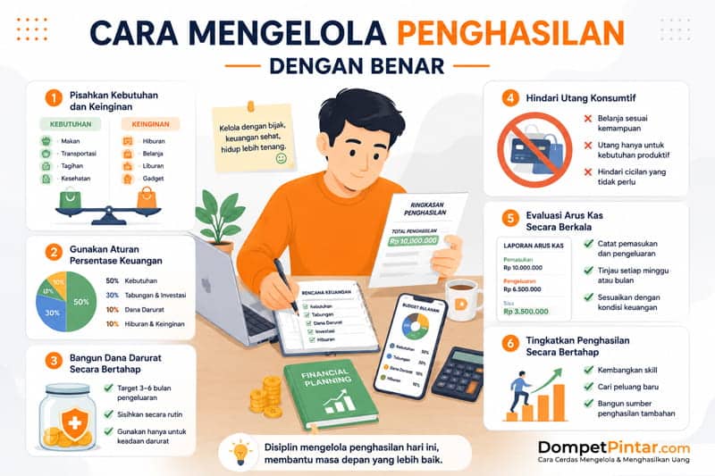 Cara Mengelola Penghasilan dengan Benar