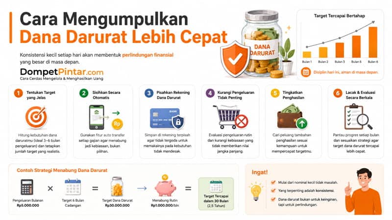 Cara Mengumpulkan Dana Darurat Lebih Cepat