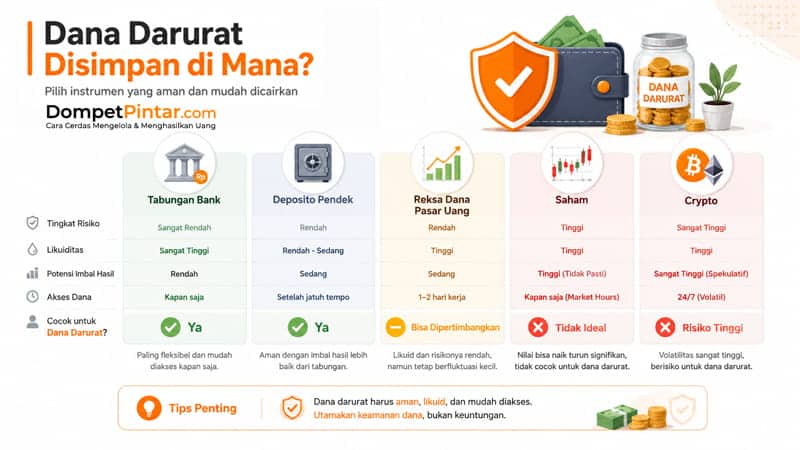 Dana Darurat Sebaiknya Disimpan di Mana?