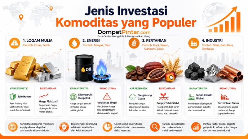 Jenis Investasi Komoditas yang Populer