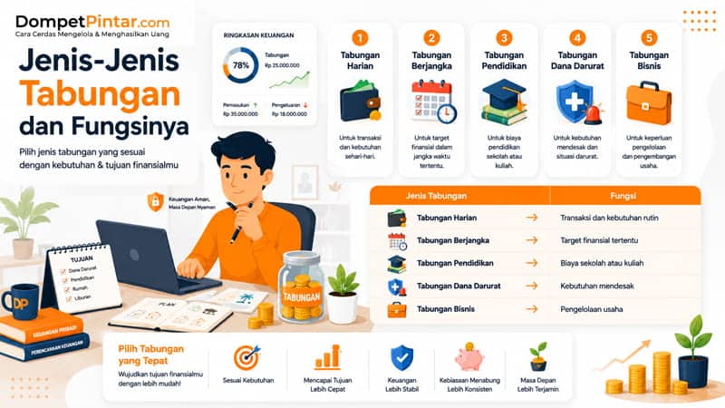Jenis Tabungan yang Umum Digunakan
