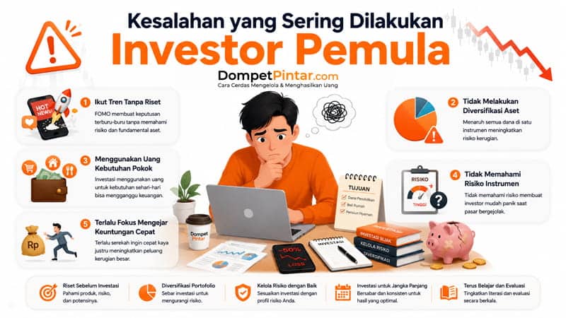 Kesalahan yang Sering Dilakukan Investor Pemula