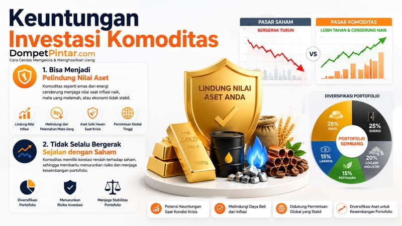 Keuntungan Investasi Komoditas