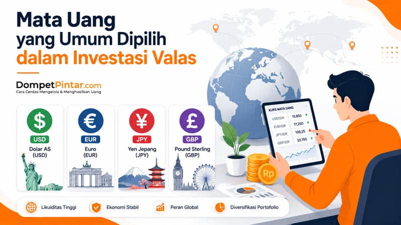 Mata Uang yang Umum Dipilih dalam Investasi Valas