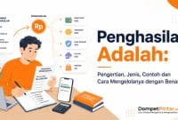 Penghasilan Adalah: Pengertian, Jenis, Contoh dan Cara Mengelolanya dengan Benar