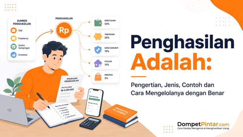 Penghasilan Adalah: Pengertian, Jenis, Contoh dan Cara Mengelolanya dengan Benar