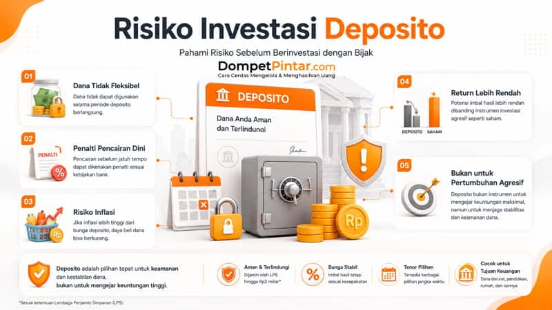 Risiko Investasi Deposito yang Perlu Dipertimbangkan
