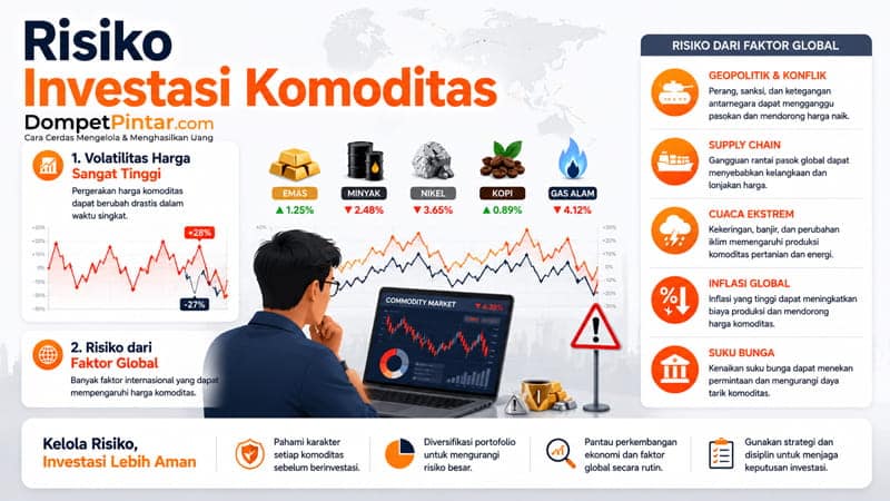 Risiko Investasi Komoditas yang Perlu Dipahami