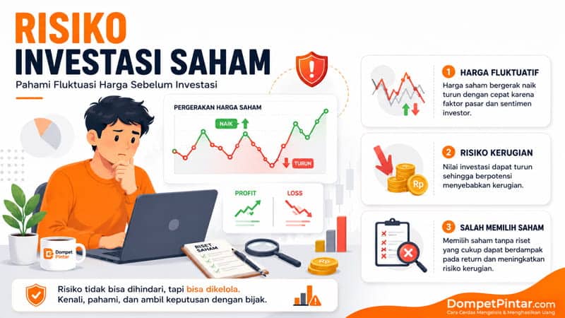Risiko Investasi Saham yang Perlu Dipahami