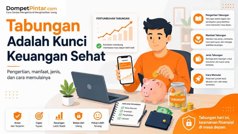 Tabungan Adalah Kunci Keuangan Sehat, Ini Pengertian, Manfaat, Jenis, dan Cara Memulainya