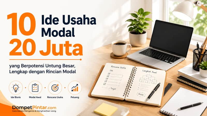 10 Ide Usaha Modal 20 Juta yang Berpotensi Untung Besar, Lengkap dengan Rincian Modal