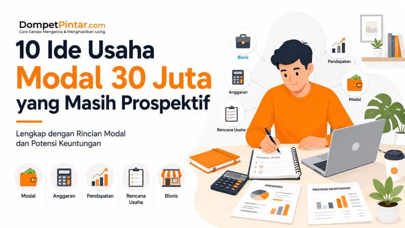 10 Ide Usaha Modal 30 Juta yang Masih Prospektif, Lengkap dengan Rincian Modal dan Potensi Keuntungan