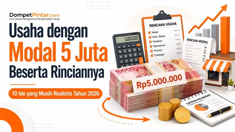 Usaha dengan Modal 5 Juta Beserta Rinciannya: 10 Ide yang Masih Realistis Tahun 2026