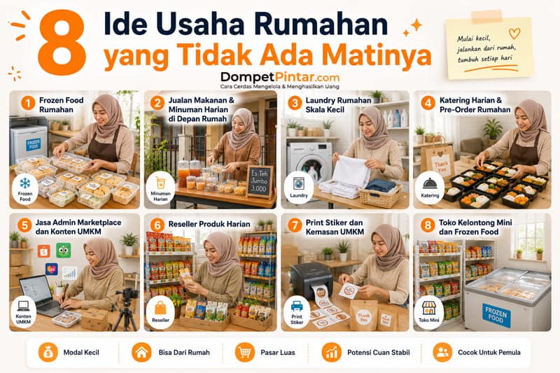 8 Ide Usaha Rumahan yang Tidak Ada Matinya