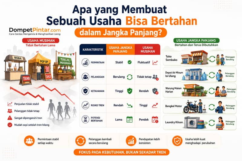 Apa yang Membuat Sebuah Usaha Bisa Bertahan dalam Jangka Panjang?