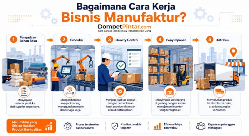 Bagaimana Cara Kerja Bisnis Manufaktur?