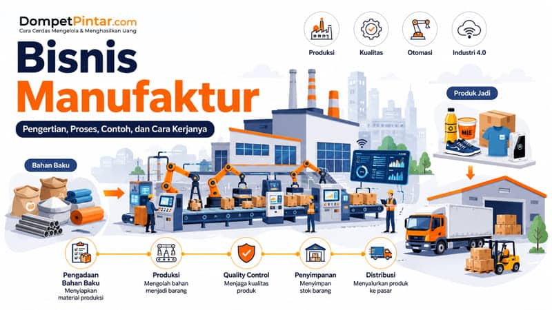 Bisnis Manufaktur: Pengertian, Proses, Contoh, dan Cara Kerjanya