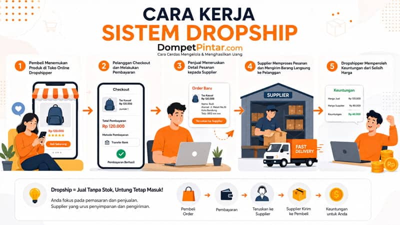 Cara Kerja Sistem Dropship