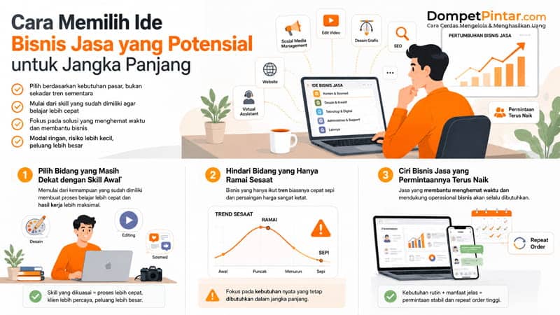 Cara Memilih Ide Bisnis Jasa yang Potensial untuk Jangka Panjang