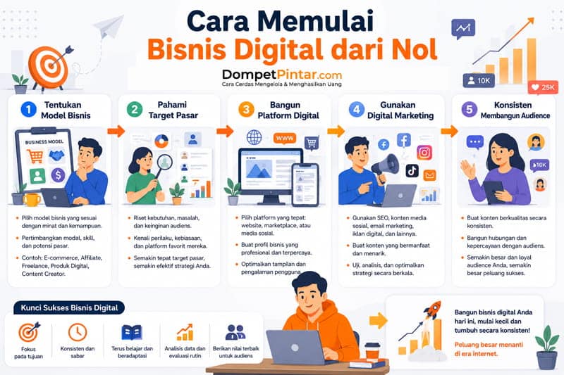 Cara Memulai Bisnis Digital dari Nol