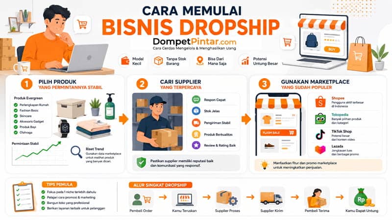 Cara Memulai Bisnis Dropship untuk Pemula