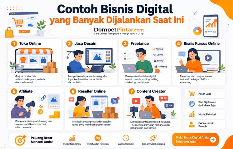 Contoh Bisnis Digital yang Banyak Dijalankan Saat Ini