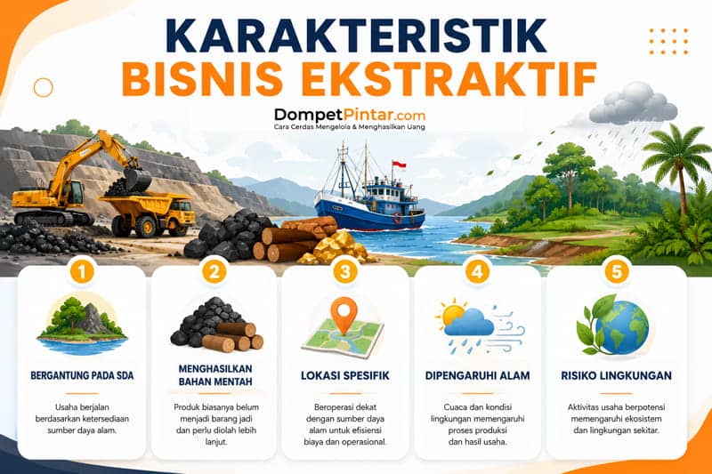 Karakteristik Bisnis Ekstraktif