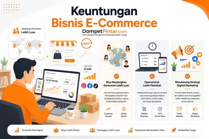 Keuntungan Bisnis E-Commerce