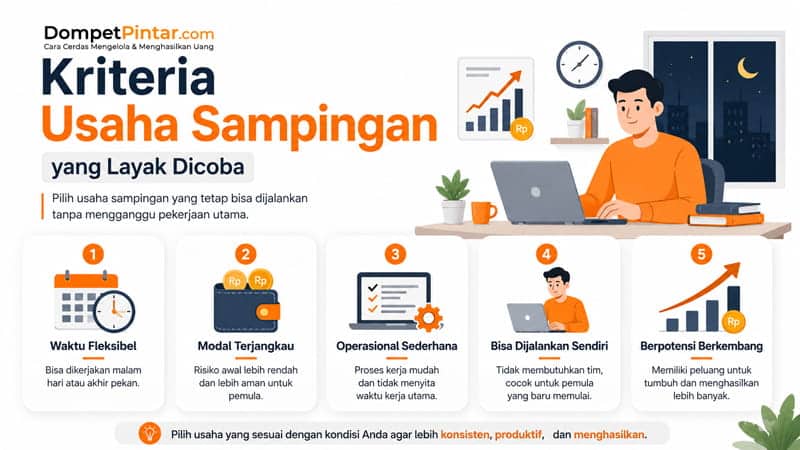 8 Ide Usaha Sampingan yang Realistis untuk Menambah Penghasilan