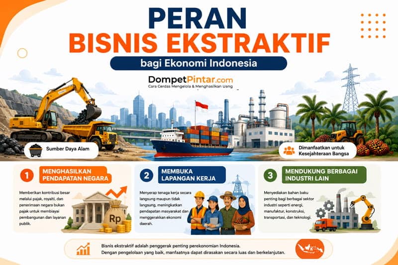 Peran Bisnis Ekstraktif bagi Ekonomi Indonesia