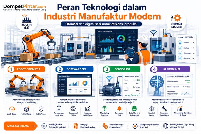 Peran Teknologi dalam Industri Manufaktur Modern