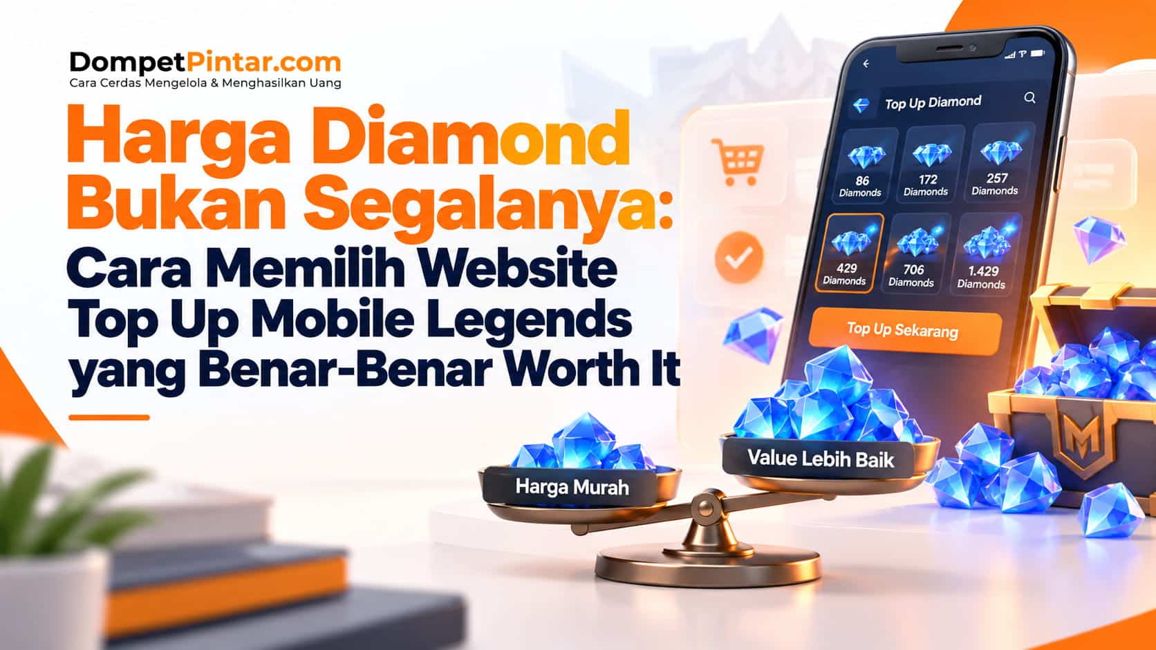 Harga Diamond Bukan Segalanya: Cara Memilih Website Top Up Mobile Legends yang Benar-Benar Worth It