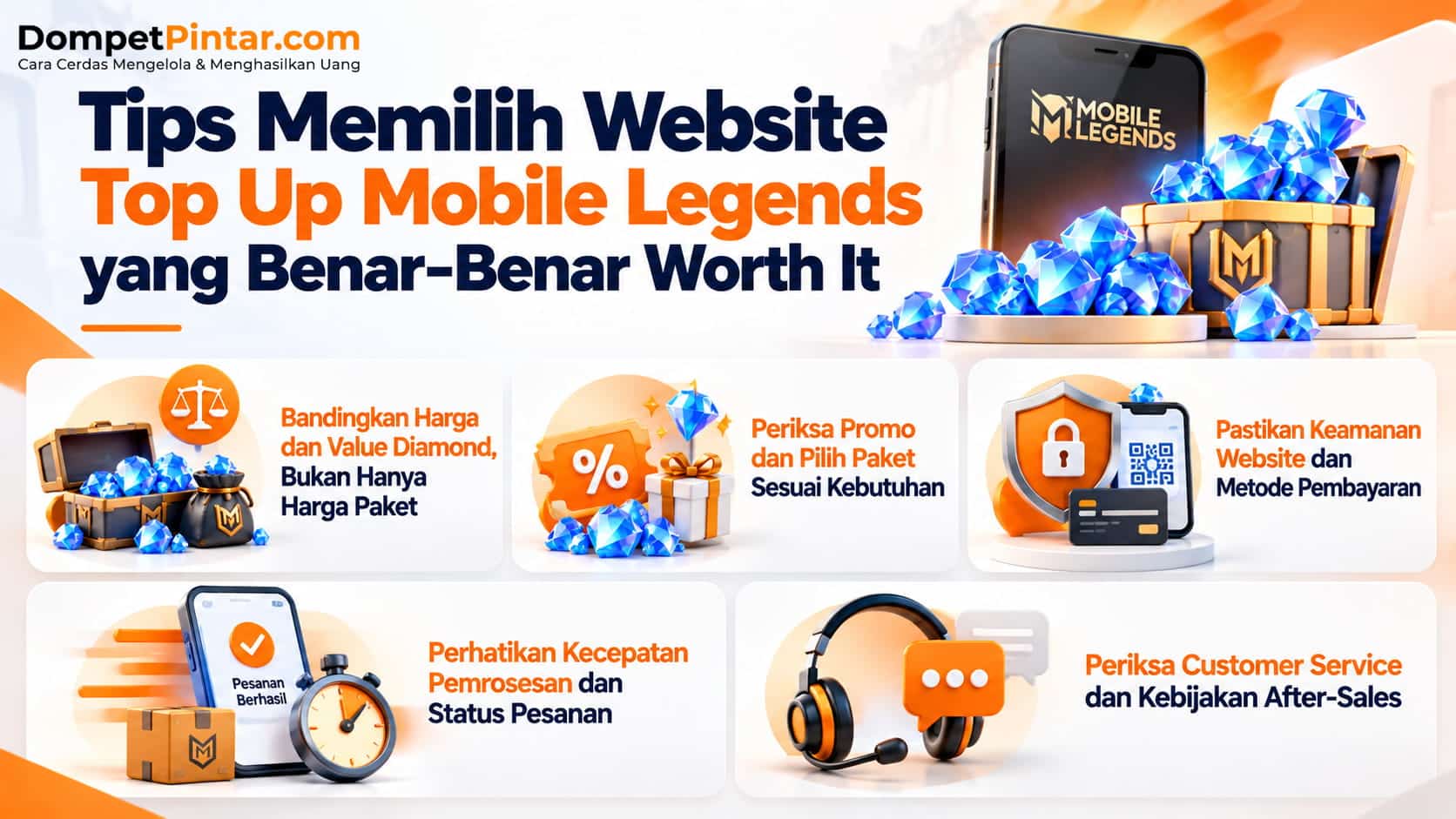 Tips Memilih Website Top Up Diamond Mobile Legends yang Benar-Benar Worth It